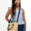 Raffia-schoudertas voor kinderen Raffia-schoudertas voor kinderen