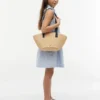 Raffia-schoudertas voor kinderen Raffia-schoudertas voor kinderen