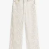 Railroad Stripe High-Rise Wide Leg Jeans Railroad Stripe High-Rise Wide Leg Jeans