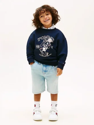Rechte denimshort voor kinderen