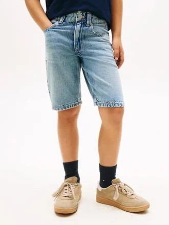Rechte denimshort voor kinderen