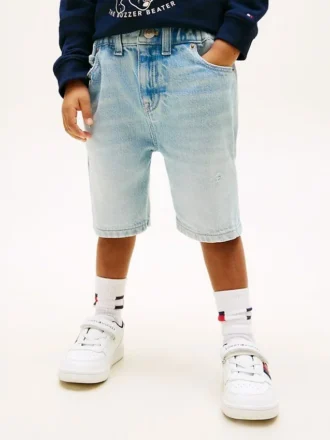 Rechte denimshort voor kinderen