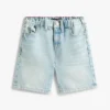 Rechte denimshort voor kinderen Rechte denimshort voor kinderen