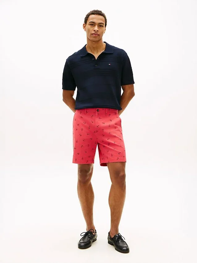 Regular Fit 7″ Anchor Print Shorts Regular Fit 7″ Anchor Print Shorts