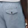 Regular Fit 7″ katoen-linnen mix Shorts