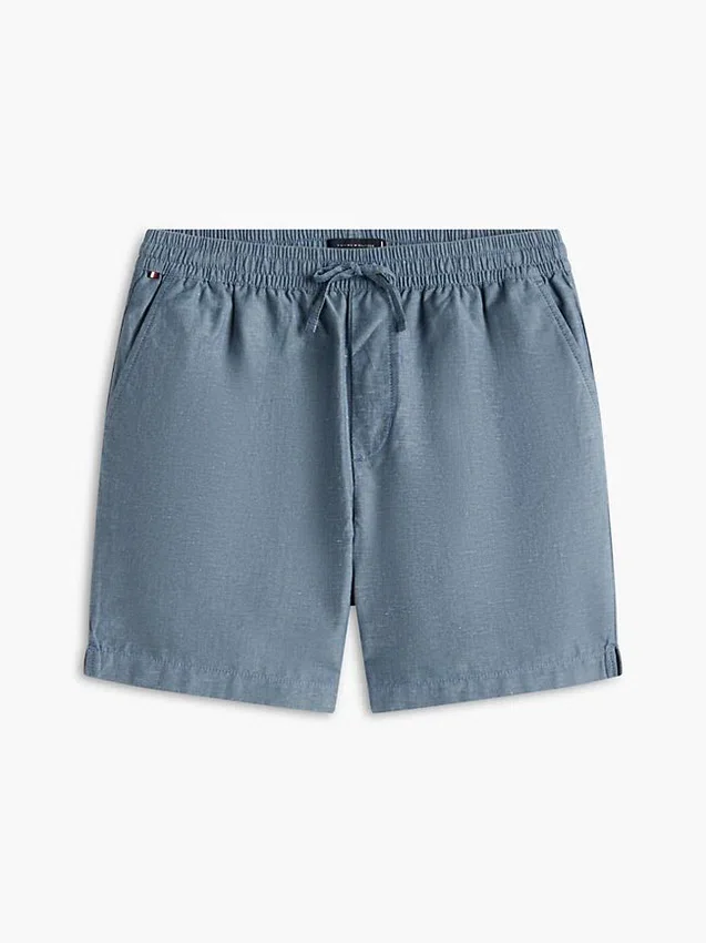 Regular Fit 7″ katoen-linnen mix Shorts Regular Fit 7″ katoen-linnen mix Shorts