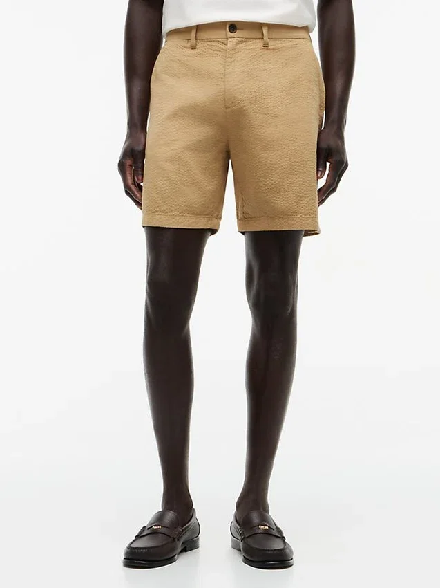 Regular Fit 7″ Seersucker Shorts Regular Fit 7″ Seersucker Shorts