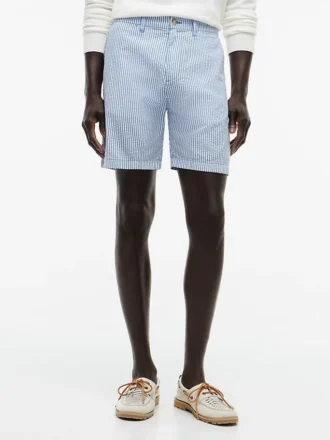 Regular Fit 7″ Seersucker Shorts