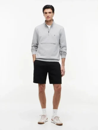 Regular Fit 8″ geborstelde fleece-sweatshort