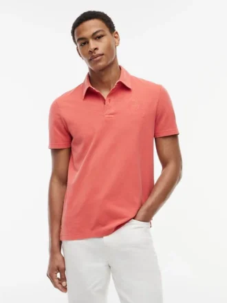 Regular Fit Garment-Dyed Crest Polo Regular Fit Garment-Dyed Crest Polo