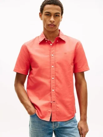 Regular Fit Garment-Dyed Oxford-overhemd Regular Fit Garment-Dyed Oxford-overhemd