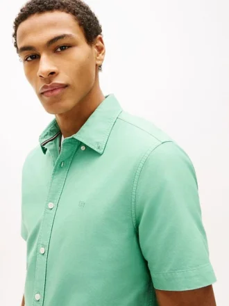 Regular Fit Garment-Dyed Oxford-overhemd Regular Fit Garment-Dyed Oxford-overhemd