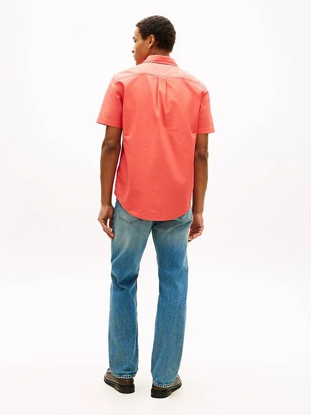 Regular Fit Garment-Dyed Oxford-overhemd Regular Fit Garment-Dyed Oxford-overhemd