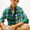 Regular Fit Madras Check linnen overhemd Regular Fit Madras Check linnen overhemd