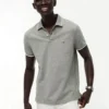 Regular Fit polo van piqué met linnenmix Regular Fit polo van piqué met linnenmix