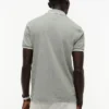 Regular Fit polo van piqué met linnenmix Regular Fit polo van piqué met linnenmix
