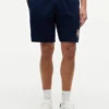 Regular Fit Sweatshort met golvend vlaglogo Regular Fit Sweatshort met golvend vlaglogo