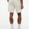 Regular Fit Sweatshort met golvend vlaglogo Regular Fit Sweatshort met golvend vlaglogo