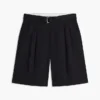 Relaxed Fit 10″ Short met riem en plooien Relaxed Fit 10″ Short met riem en plooien