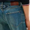 Relaxed jeans met gesp Relaxed jeans met gesp