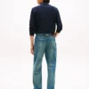 Relaxed jeans met gesp Relaxed jeans met gesp