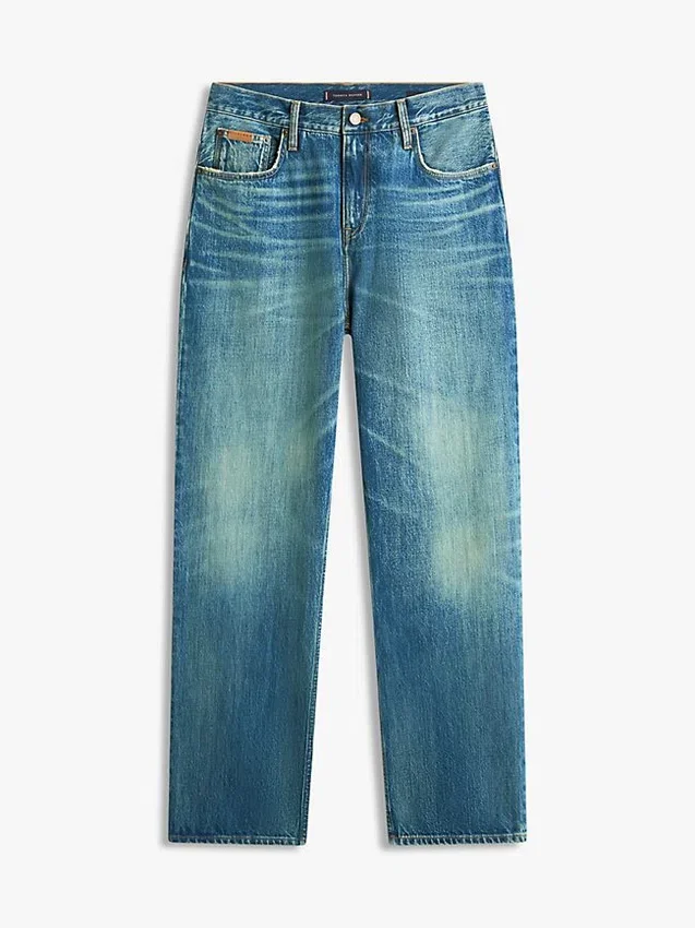 Relaxed jeans met gesp Relaxed jeans met gesp