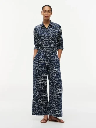 Relaxed linnen broek
