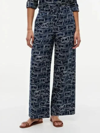 Relaxed linnen broek