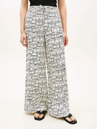 Relaxed linnen broek