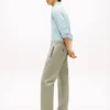 Relaxte broek van katoen-linnenmix Relaxte broek van katoen-linnenmix