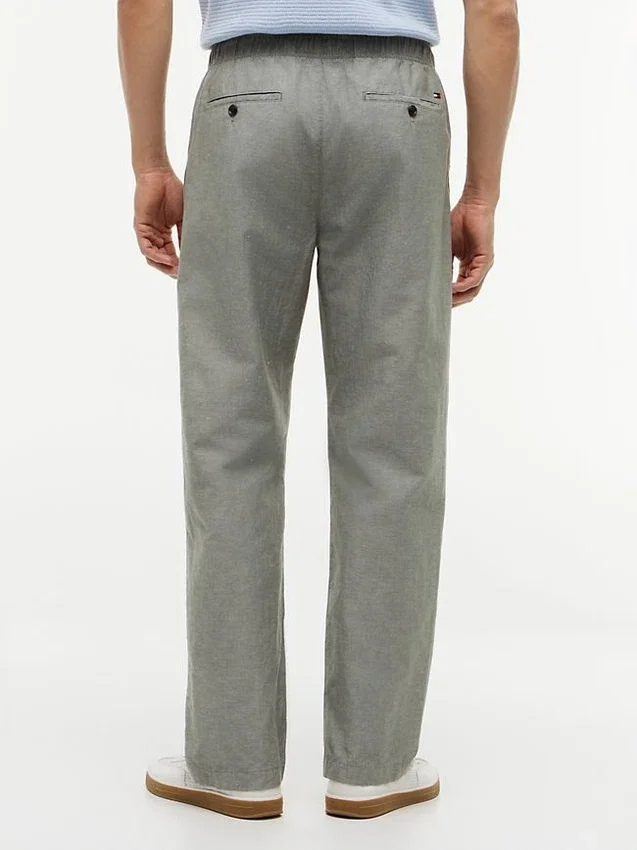 Relaxte broek van katoen-linnenmix Relaxte broek van katoen-linnenmix