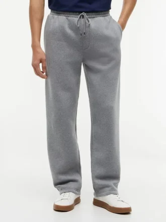 Relaxte joggingbroek van geborsteld fleece