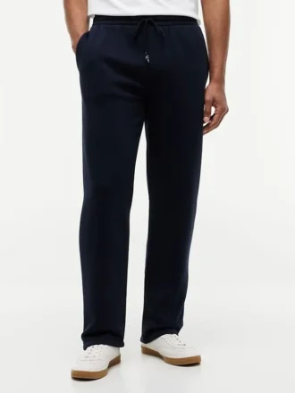 Relaxte joggingbroek van geborsteld fleece