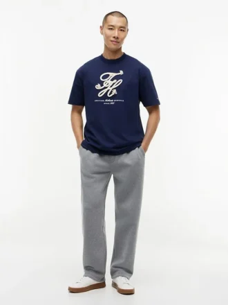 Relaxte joggingbroek van geborsteld fleece