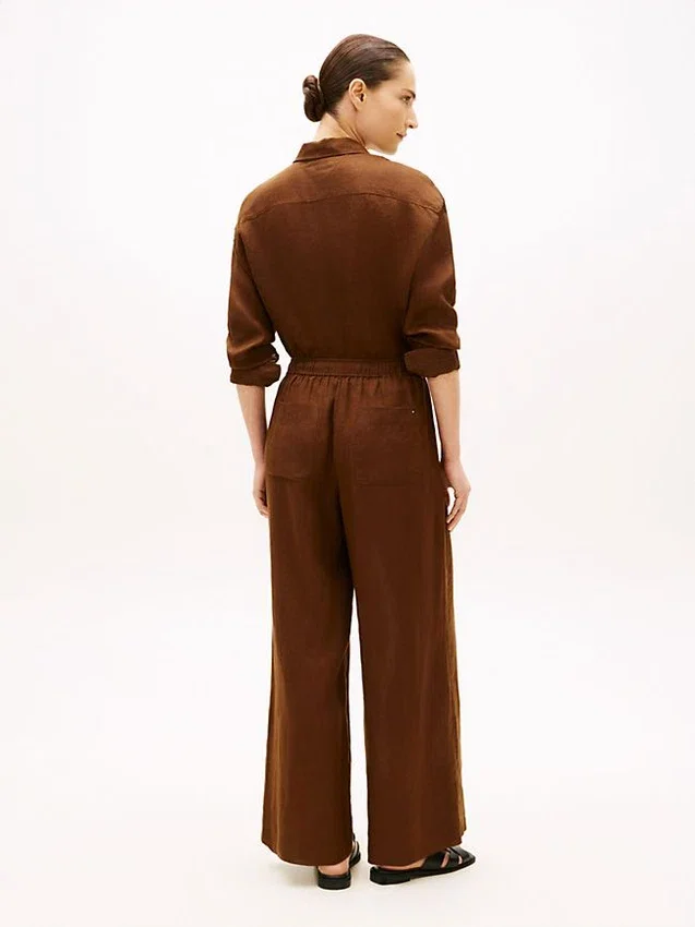 Relaxte linnen broek Relaxte linnen broek