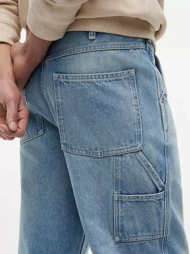 Relaxte rechte carpenter-Jeans Relaxte rechte carpenter-Jeans