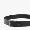 Riem van glad leer met vierkante gesp Riem van glad leer met vierkante gesp