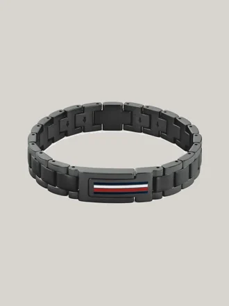 Roestvrijstalen armband met vlaggenstrepen Roestvrijstalen armband met vlaggenstrepen