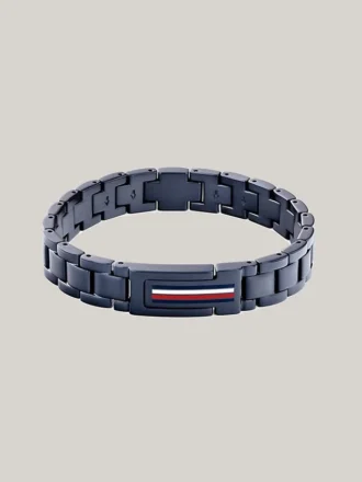 Roestvrijstalen armband met vlagstrepen