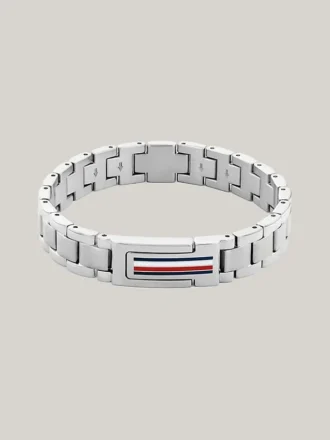 Roestvrijstalen armband met vlagstrepen
