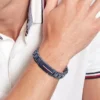 Roestvrijstalen armband met vlagstrepen Roestvrijstalen armband met vlagstrepen