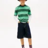 Rugby-T-shirt met strepen voor kinderen Rugby-T-shirt met strepen voor kinderen