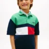 Rugbypolo met kleurblokken voor kinderen Rugbypolo met kleurblokken voor kinderen