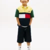 Rugbypolo met kleurblokken voor kinderen Rugbypolo met kleurblokken voor kinderen
