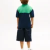 Rugbypolo met kleurblokken voor kinderen Rugbypolo met kleurblokken voor kinderen