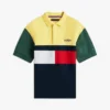 Rugbypolo met kleurblokken voor kinderen Rugbypolo met kleurblokken voor kinderen