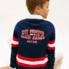 Rugbypolo met logo en strepen voor kinderen Rugbypolo met logo en strepen voor kinderen