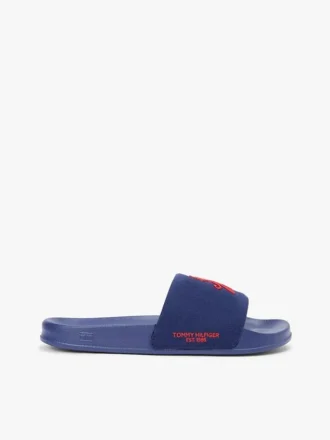 Script Monogram Canvas Pool Slide