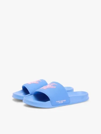 Script Monogram Canvas Pool Slide