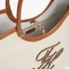Script Monogram Linnen Maxi-draagtas Script Monogram Linnen Maxi-draagtas